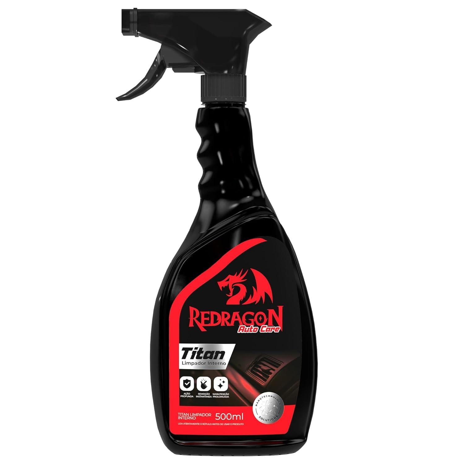 Redragon Titan 500ml: Limpador Interno Automotivo Poderoso e Perfumado