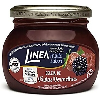Geleia Frutas Vermelhas Linea: Sabor e Saúde