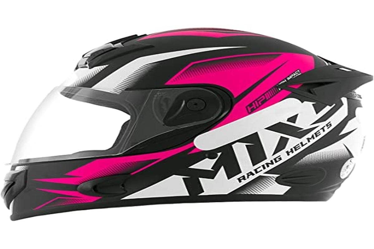 Capacete Fechado Mixs MX2 Storm Rosa Brilhante - Segurança e Estilo para Você!