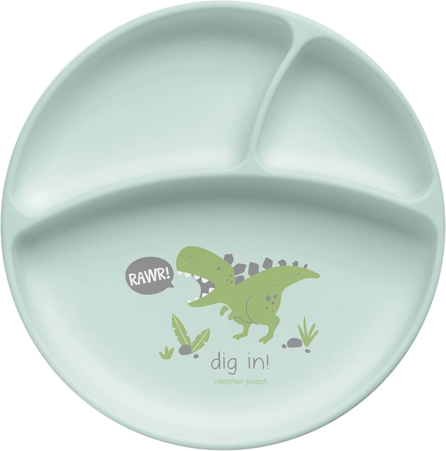 e-seguro-bpa-de-a-prato-bebes-dinossauro-silicone-livre-com-ventosa-de-para-a