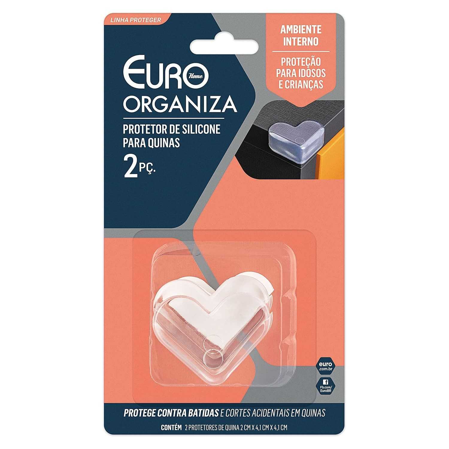 Protetor de Silicone para Quinas - Segurança e Estilo para o Lar