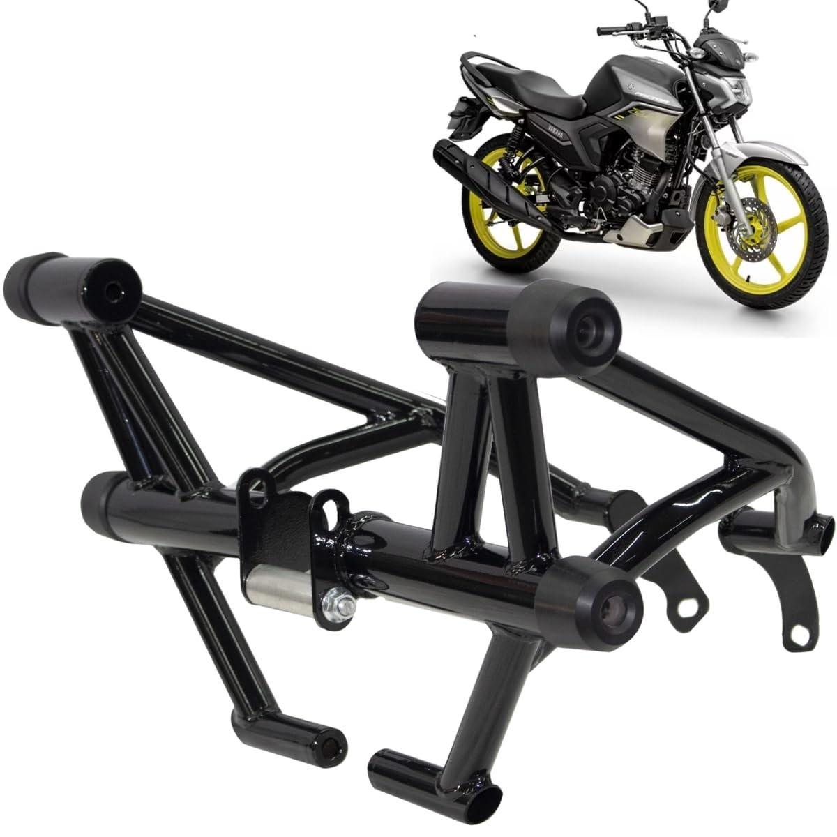 Protetor Stunt Race Slider Motor e Carenagem YBR 150 Factor DX (Preto Brilho)