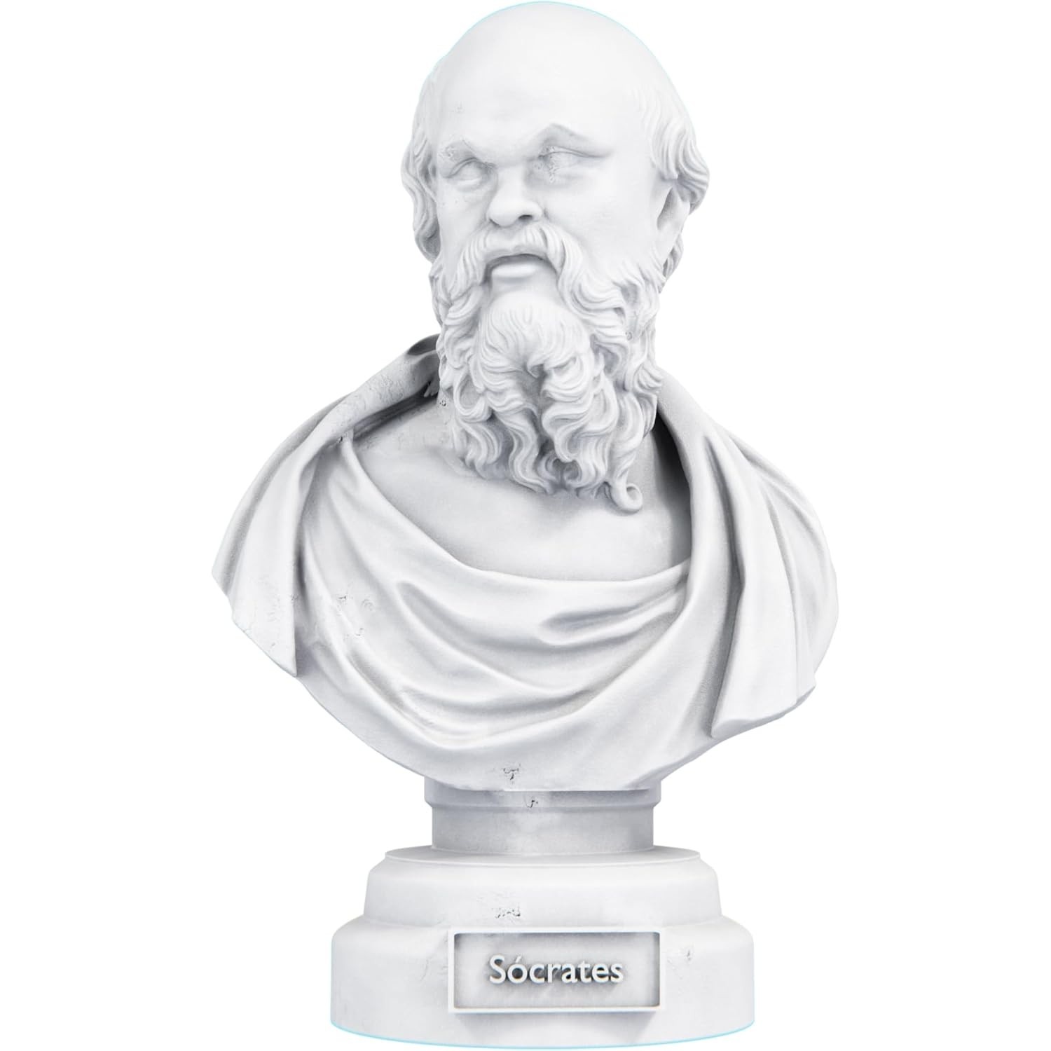 Busto de Sócrates em Mármore - Decore com Filosofia e Estilo