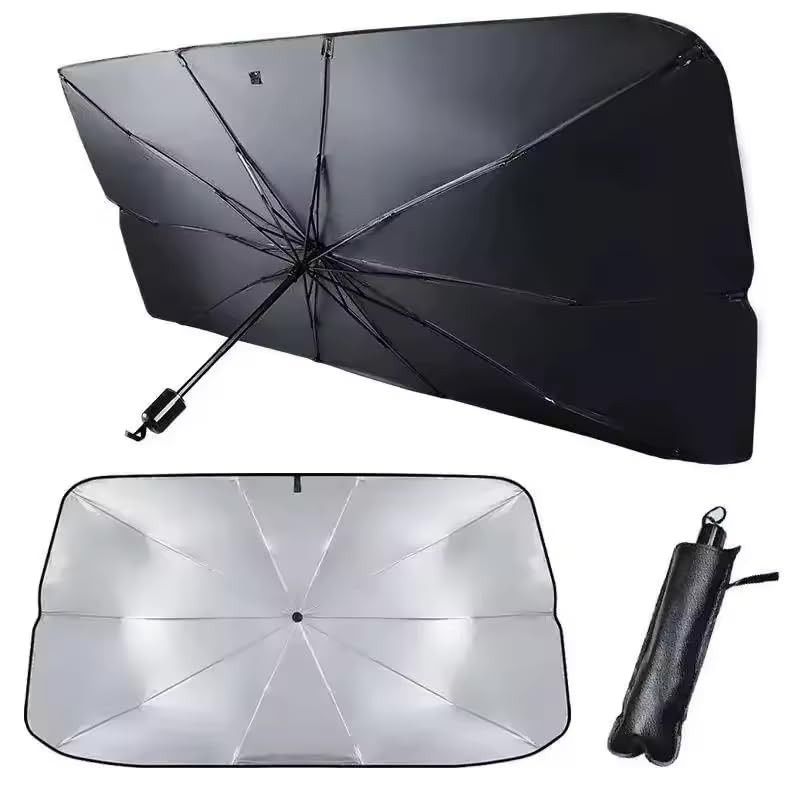 Protetor Solar Para-brisa Automotivo Dobrável 130x80cm - Proteção UV e Térmica Essencial