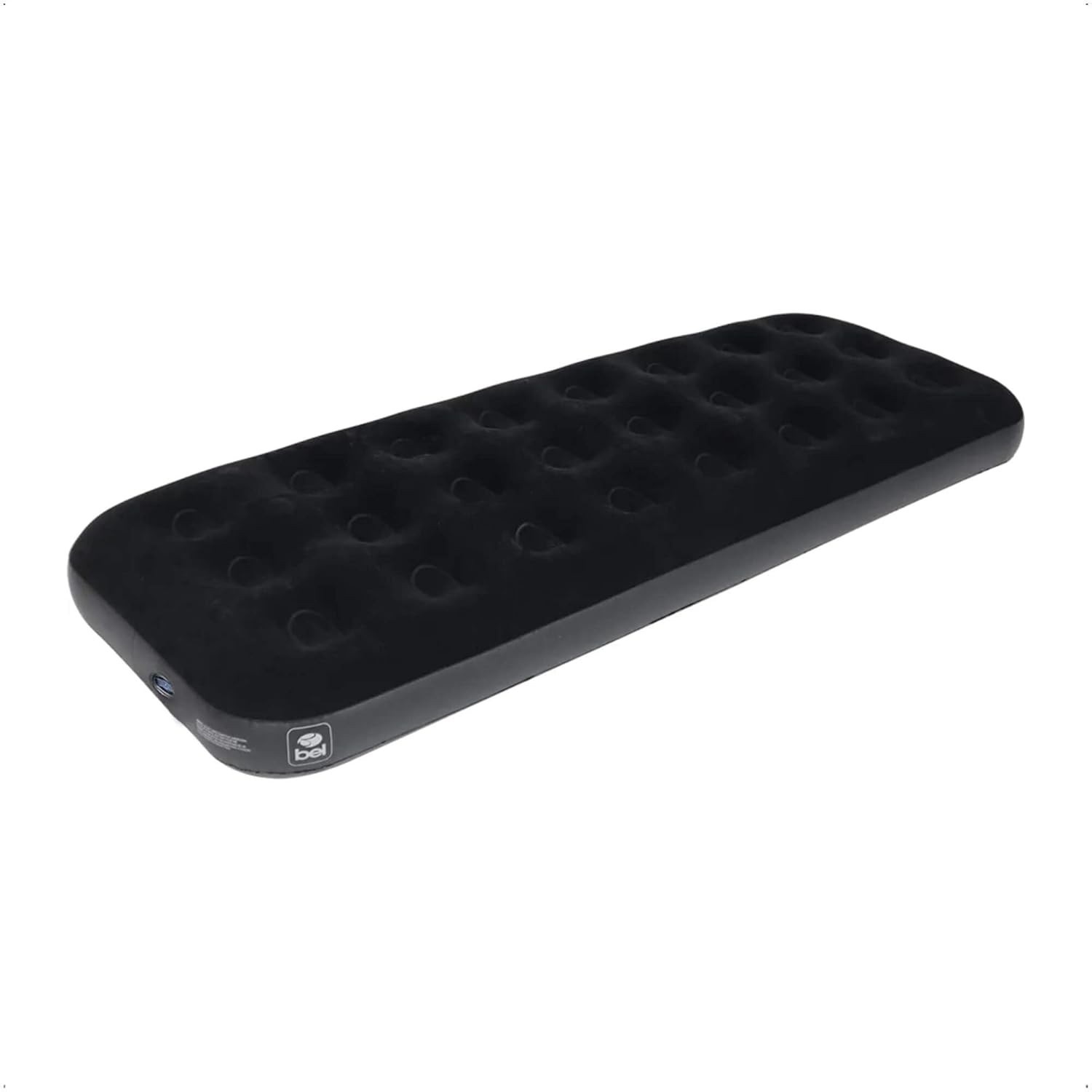 Colchão Inflável Solteiro Deluxe Comfort Preto Bel - Conforto e Praticidade para Qualquer Ambiente