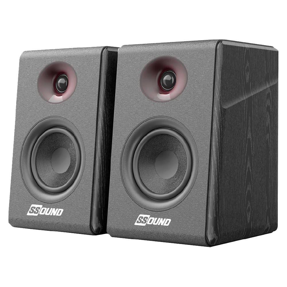 Monitor de Áudio Ssound SS-004 80W RMS: Som Imersivo com Bluetooth, Optical e USB
