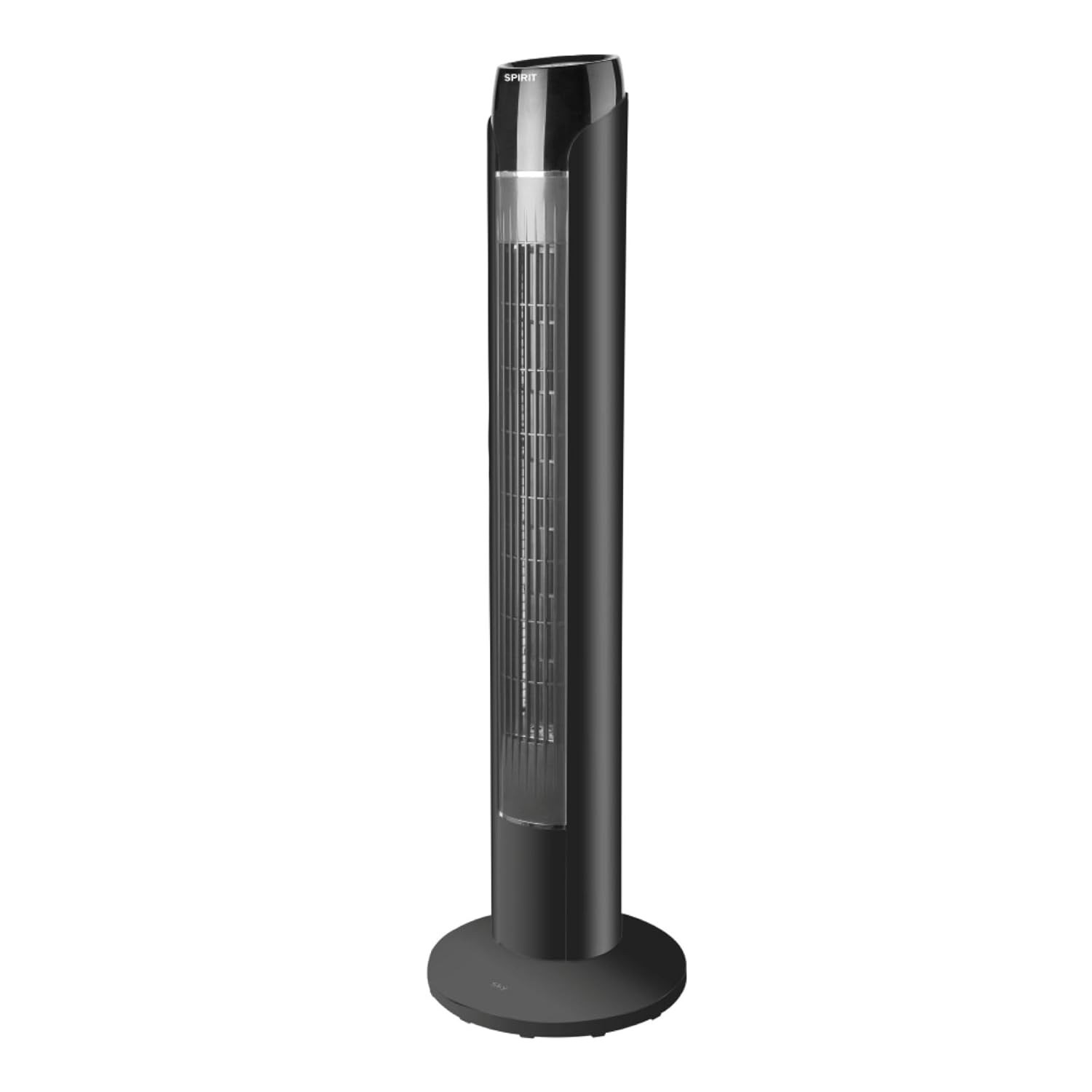 Ventilador Torre Spirit Sky 90cm - Moderno, Silencioso e Econômico | Preto e Prata