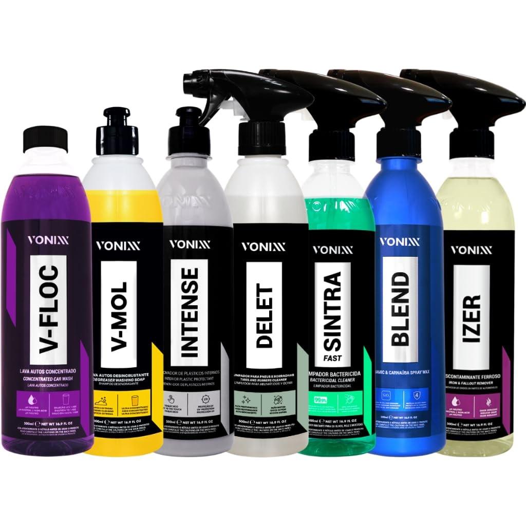 Kit Completo Vonixx: V-Floc, V-Mol, Delet, Sintra Fast, Intense, Blend Spray e Izer