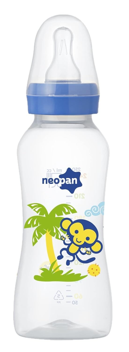 Mamadeira Decorada STD Conv. 250ml Azul - Segura, Saudável e Estilosa para Bebês