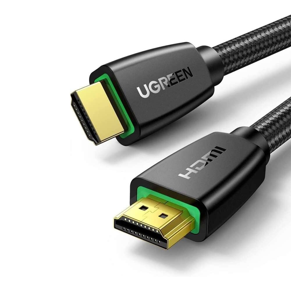 Cabo HDMI Ugreen Trançado 1.5m: Conexão Rápida e Durável para Sua Multimídia