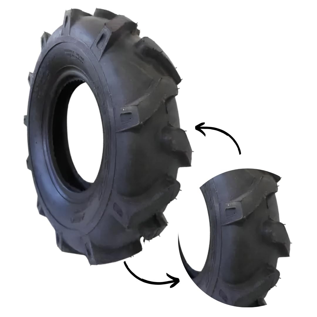 Pneu Dianteiro 400x8 para Tratorito com Garra: Aderência e Durabilidade Superior