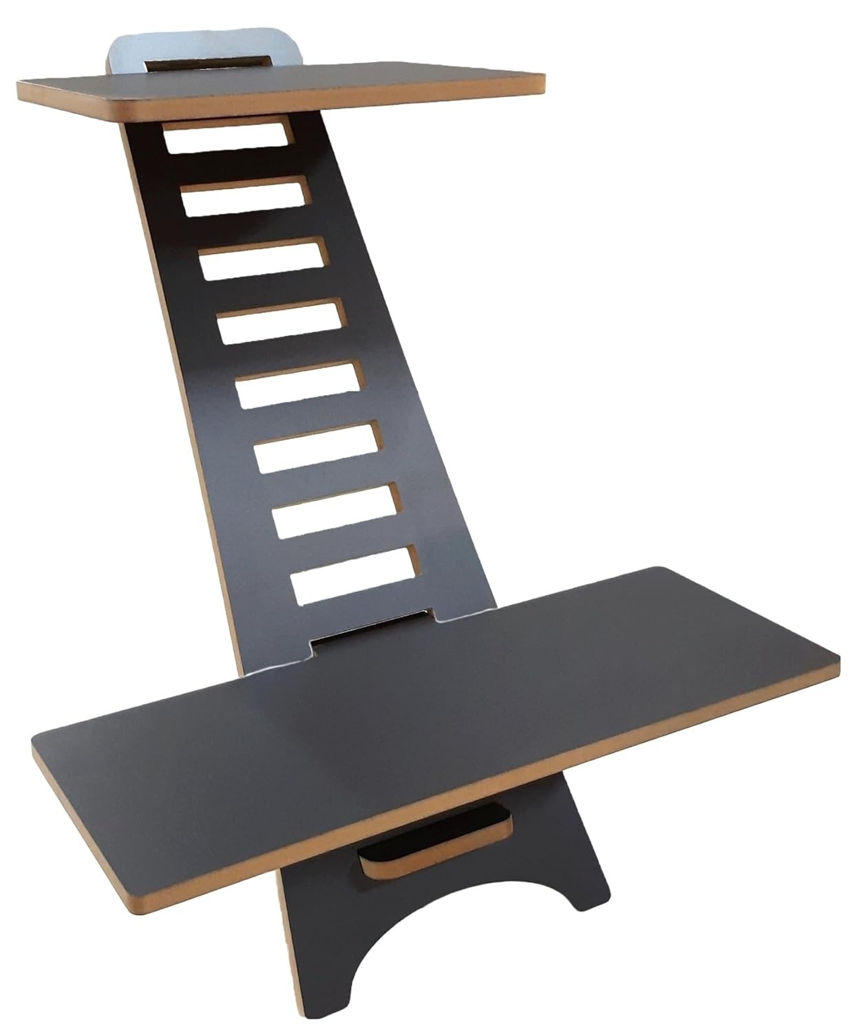 Suporte Standing Desk para Notebook 71cm Grafite - Ajustável e Ergonômico