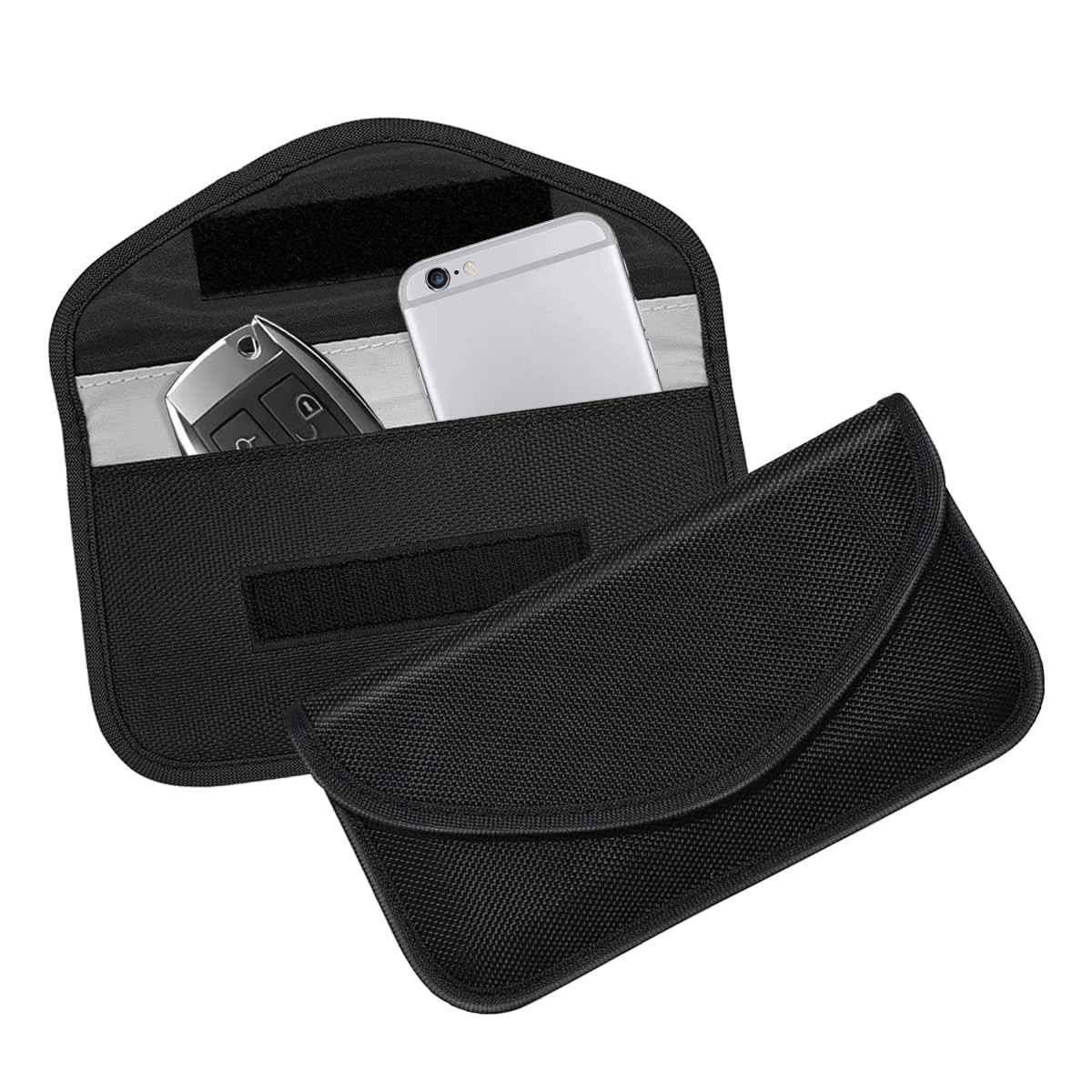 Bolsa Faraday Bloqueadora de Sinal RFID para Chaves de Carro - Antifurto e Proteção Total