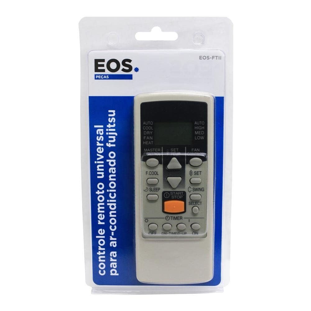 Controle Remoto Universal Eos para Ar Condicionado Fujitsu – Fácil Instalação e Compatibilidade Total