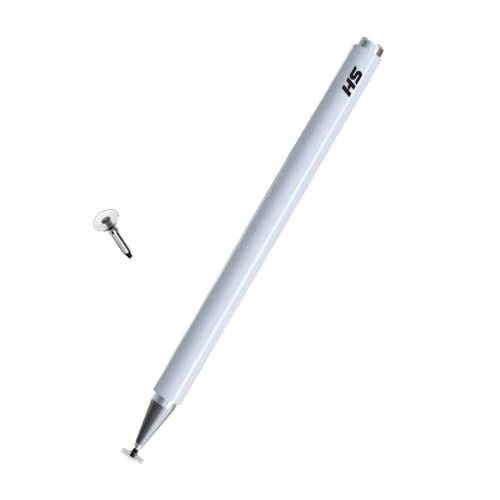 Caneta stylus capacitiva para telas touch (tablets, smartphones e notebooks) compatível com Apple, Samsung, Xiaomi, Motorola, etc (Preto)