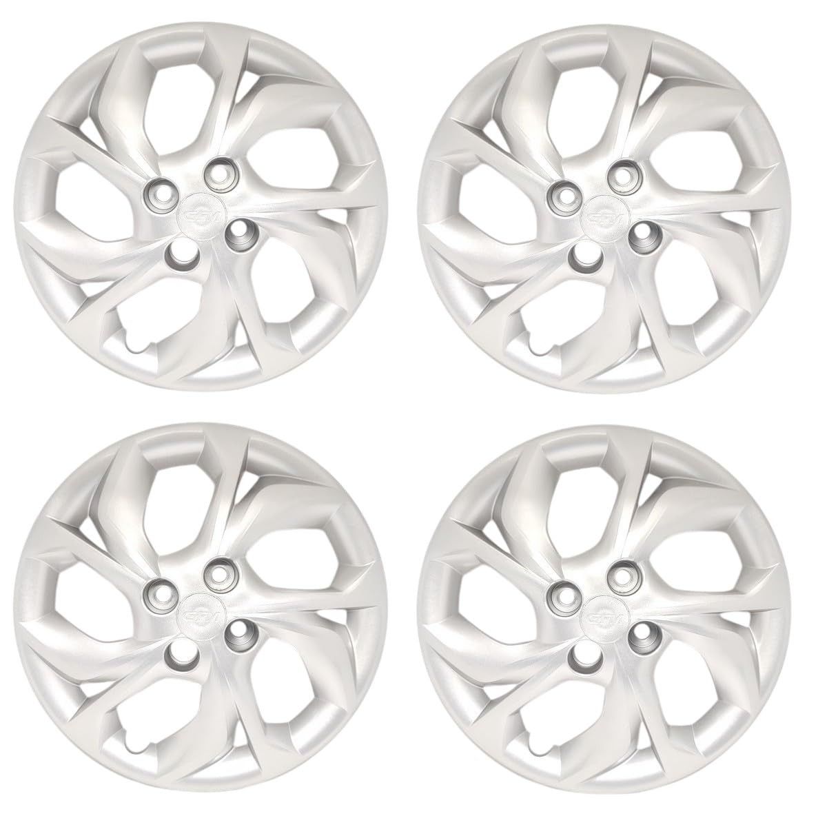 Kit 4 Calotas Prata Aro 15 para Toyota Yaris e Etios 2012+ | Design Moderno e Proteção