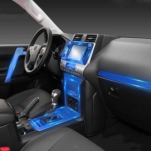Proteção TPU Transparente para Console Central Toyota Prado 2018-2023 | Anti-Risco e Alta Definição