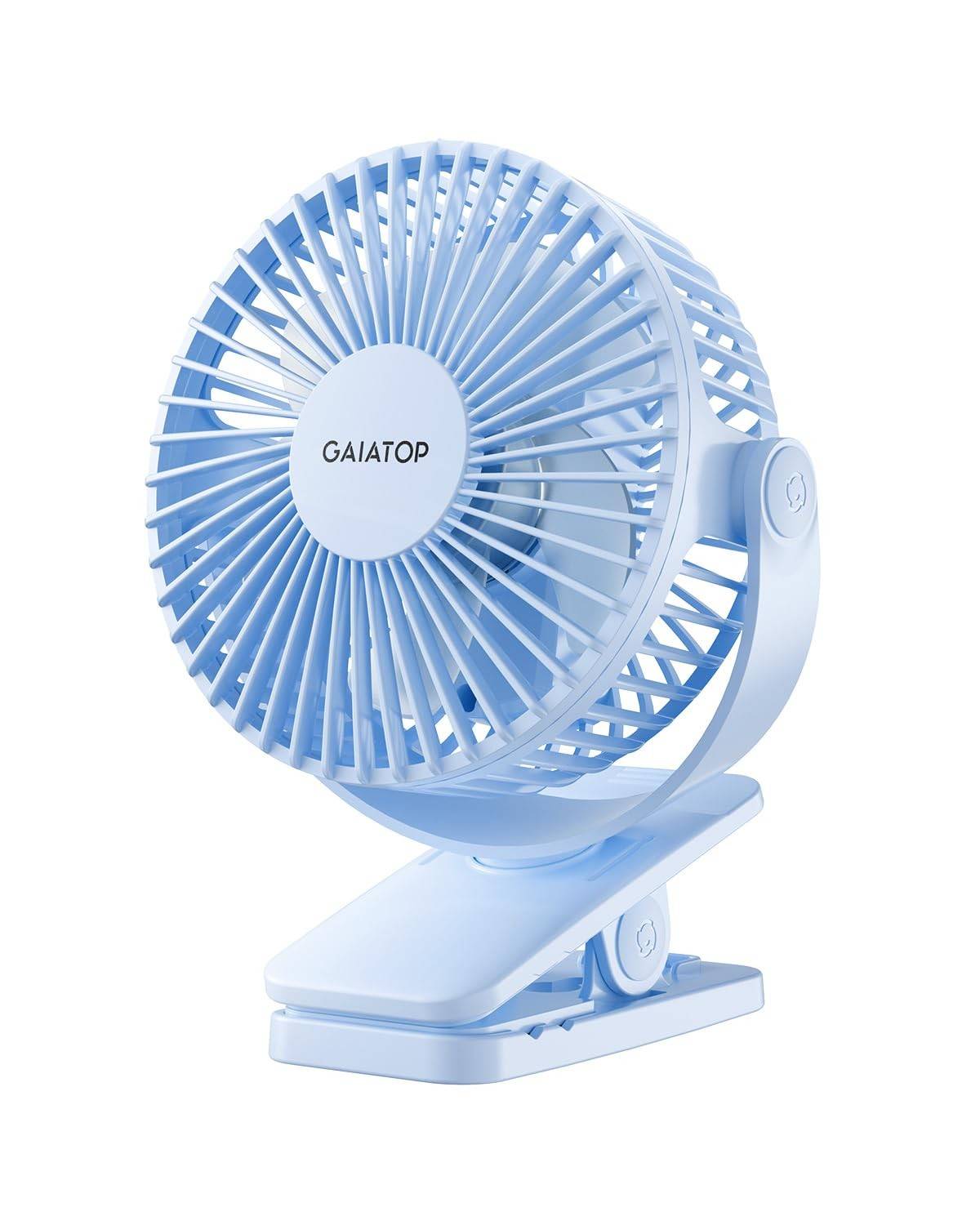 Ventilador Portátil Gaiatop 360° Recarregável USB - Silencioso, Potente e Compacto