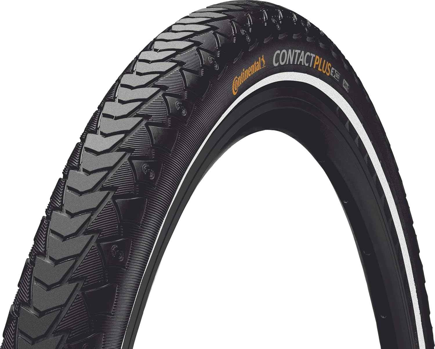 Pneu Continental Contact Plus Reflex 28x1 1/2 (42-635) - Segurança e Versatilidade para sua Bike