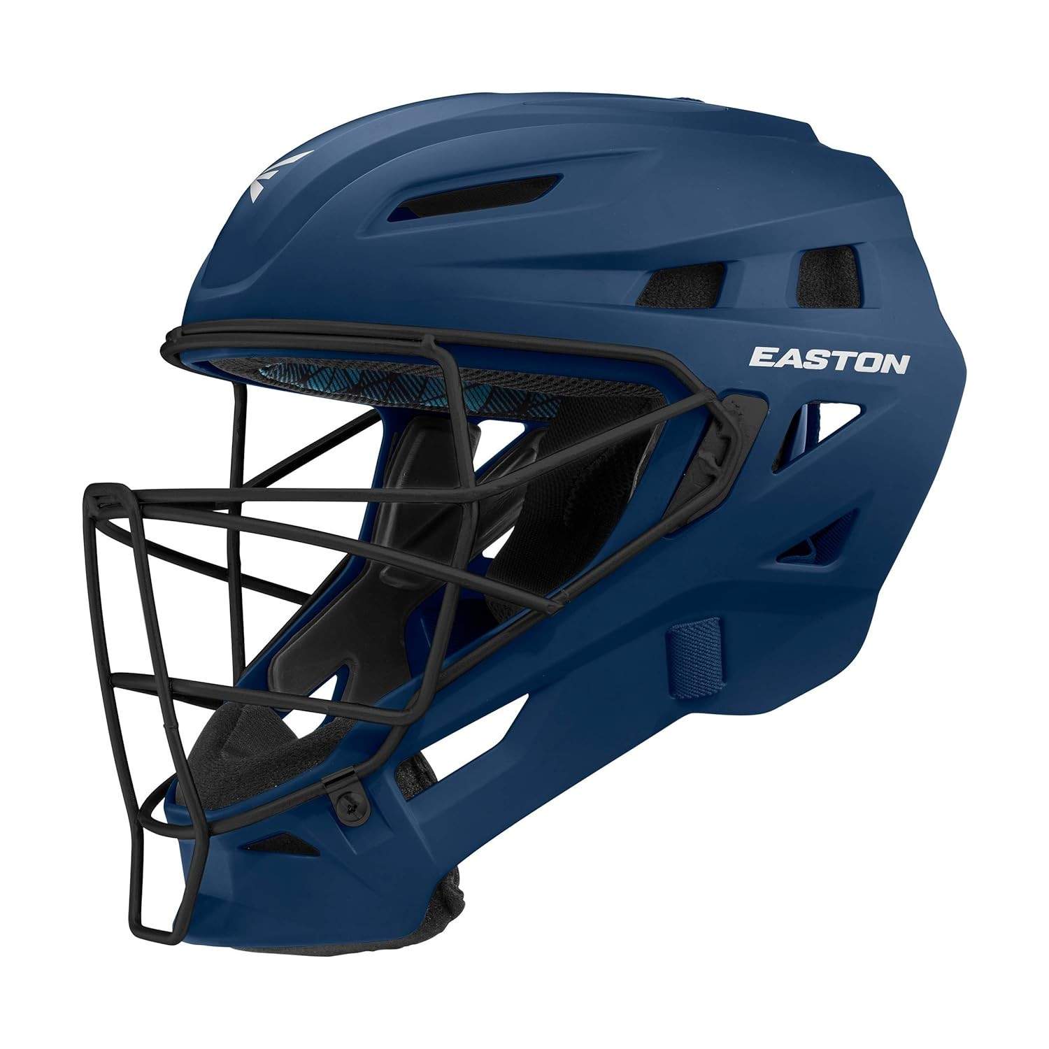 EASTON Capacete Elite X Azul Marinho Fosco: Proteção e Conforto para o Apanhador
