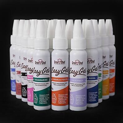 Easy Gel Rizzo: Cores Vibrantes para Confeitaria!