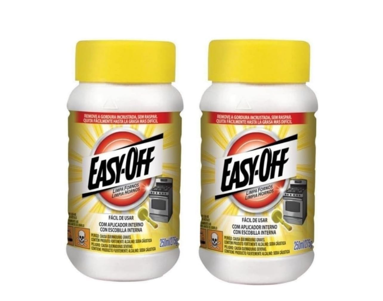 Easy-Off Limpa Forno e Grelhas 250ml - Kit com 2 Unidades - Ação Rápida Profissional