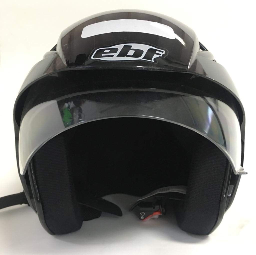 Capacete EBF Thunder O Sld 58/Preto: Segurança e Conforto para Sua Aventura