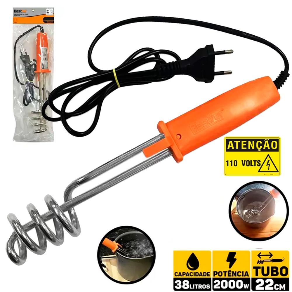 Ebulidor Elétrico 2000W: Água Quente Já!