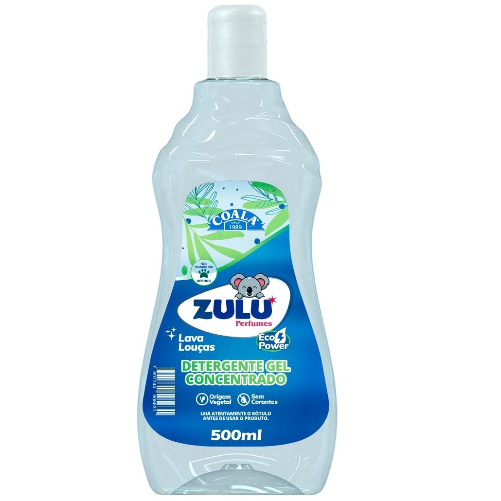 Detergente Gel Concentrado Eco Power 500ml - Limpeza Poderosa e Ecológica