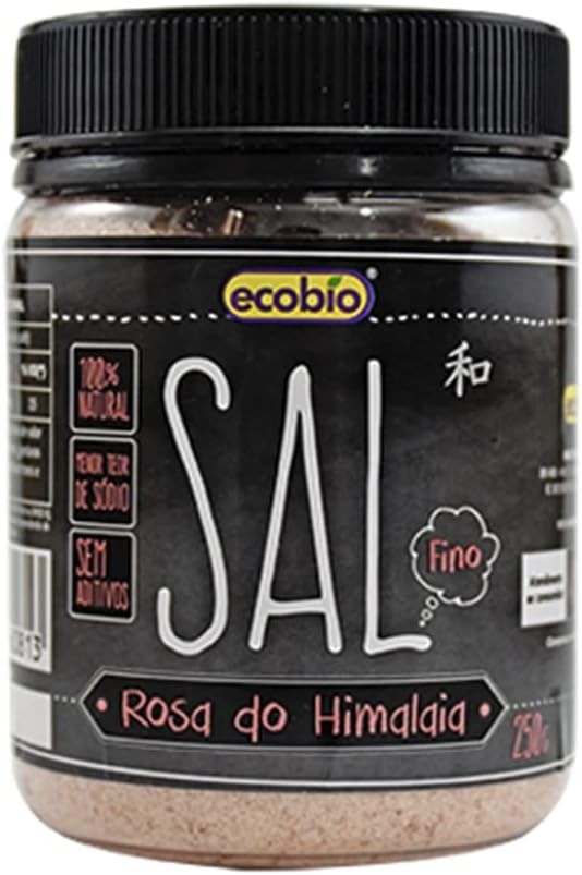 ECOBIO Produto Orgânico Sal Rosa Do Himalaia Fino Ecobio Produto Orgânico