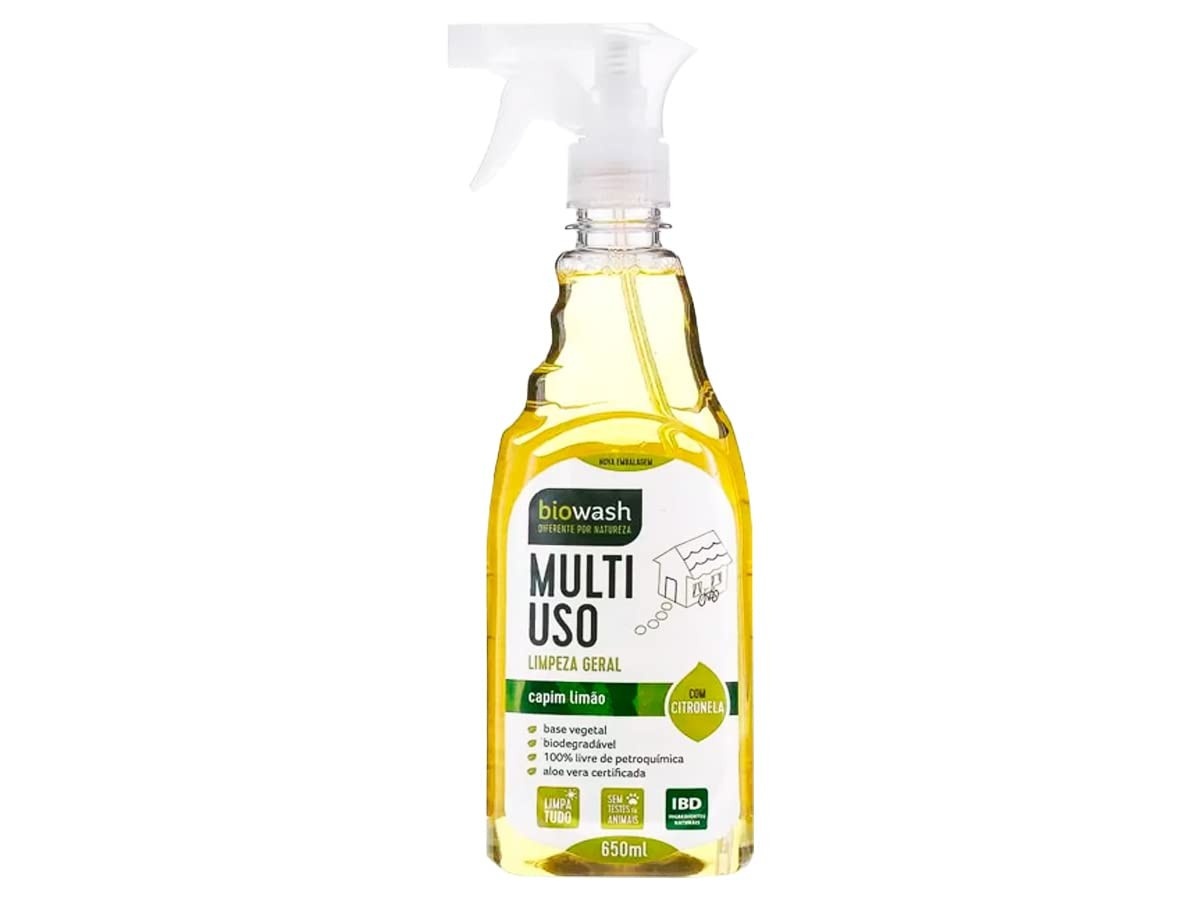 Biowash Bw Multiuso Gatilho 650ml - Limpeza Ecológica e Eficiente para Toda Casa