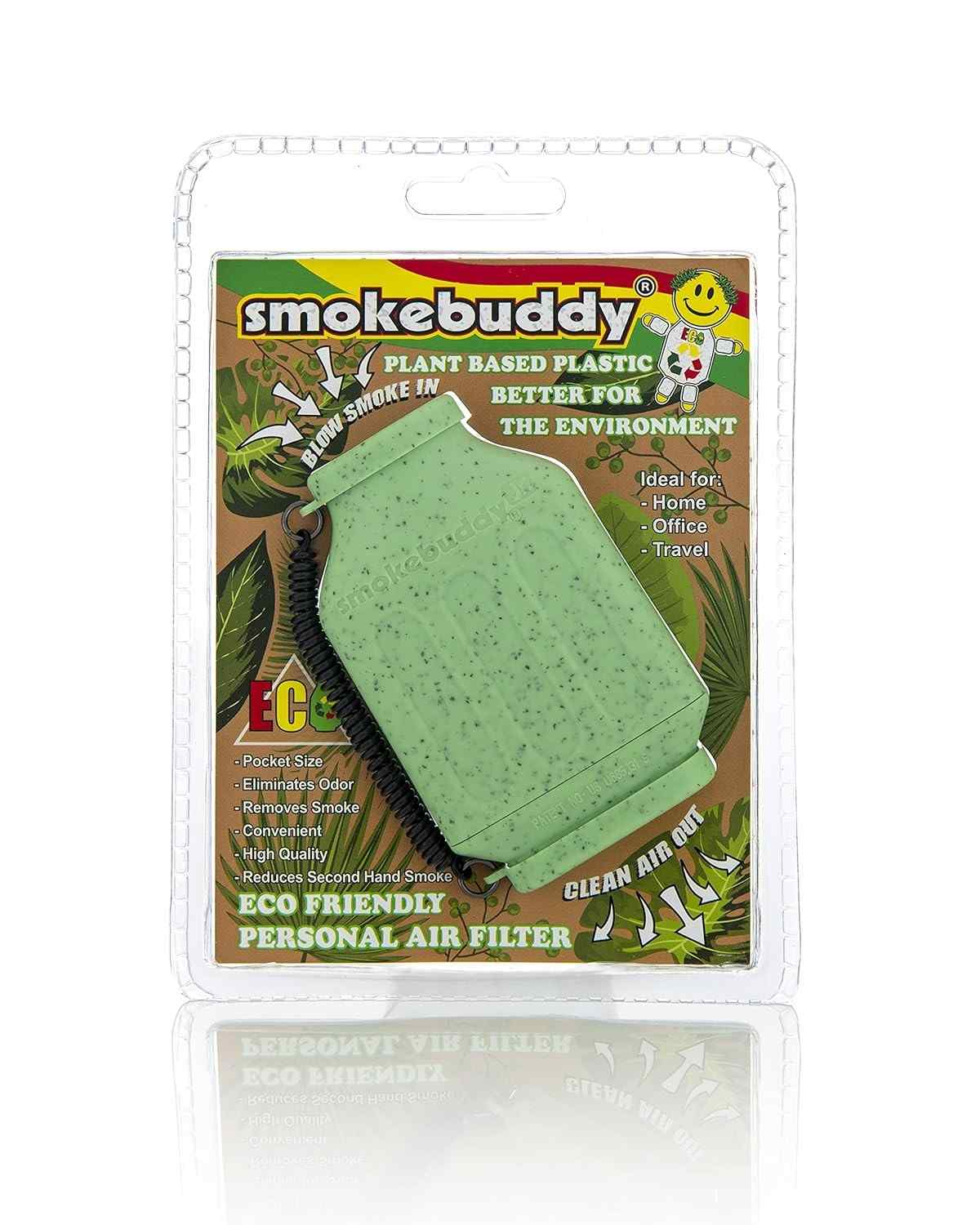 Smokebuddy Jr Verde Ecológico: Respire Aliviado, Sem Deixar Rastros!