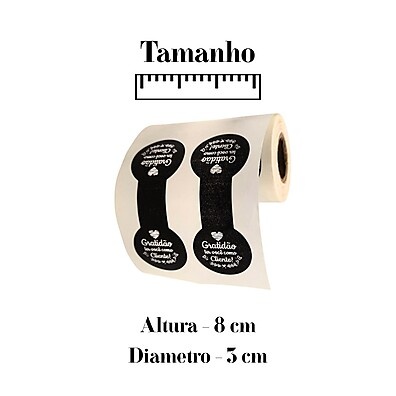 Adesivo Lacre 8x3cm para Delivery e Ecommerce