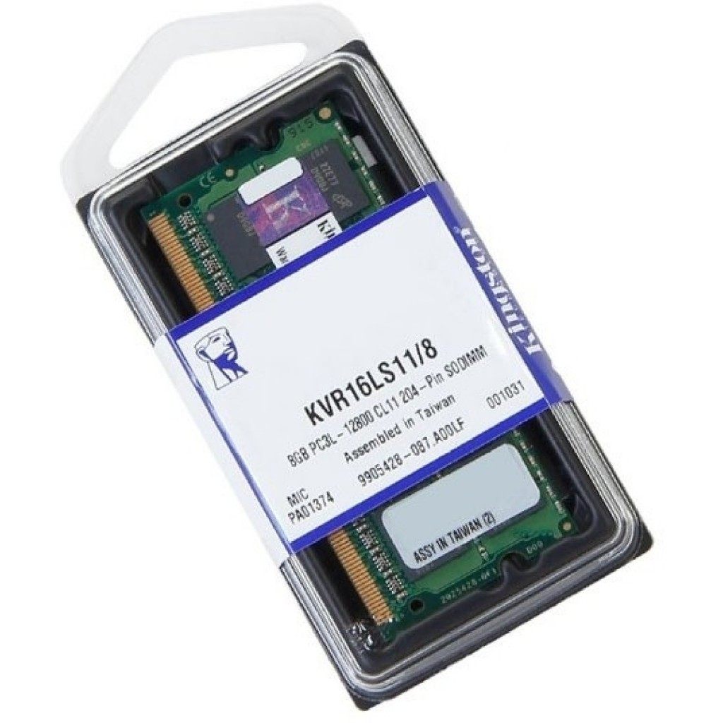 Memória Kingston 8GB DDR3L para Notebooks: Potência e Economia
