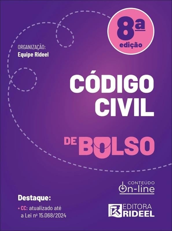 Código Civil de Bolso - CC 8ª Edição (2025) | Essencial para Juristas