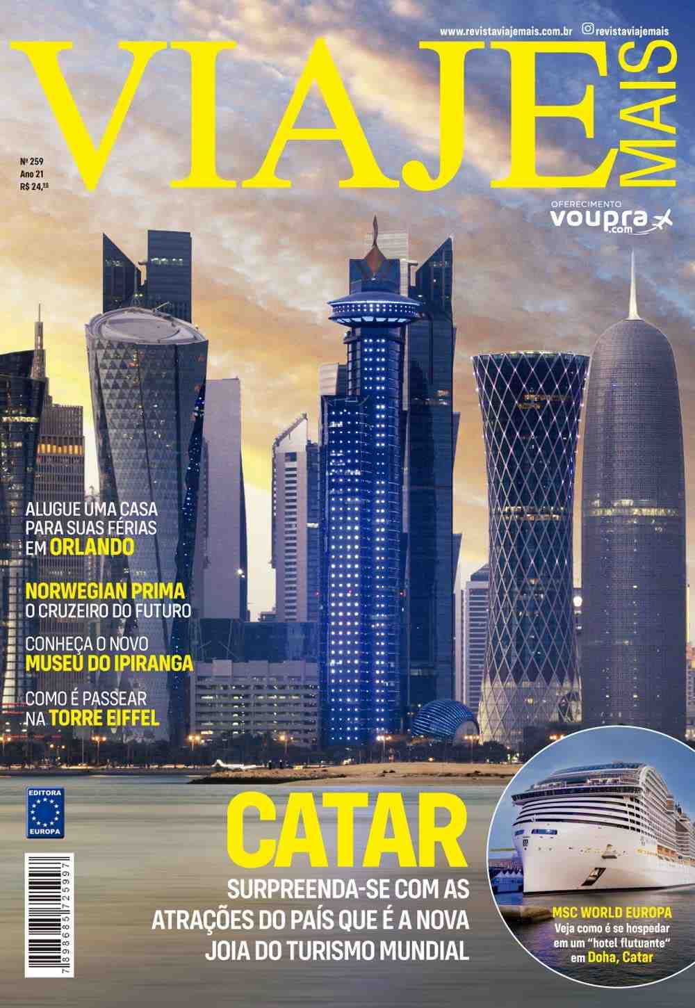 edicao-incriveis-259-revista-mais-mais-catar-descubra-o-destinos-viaje-a-e-a