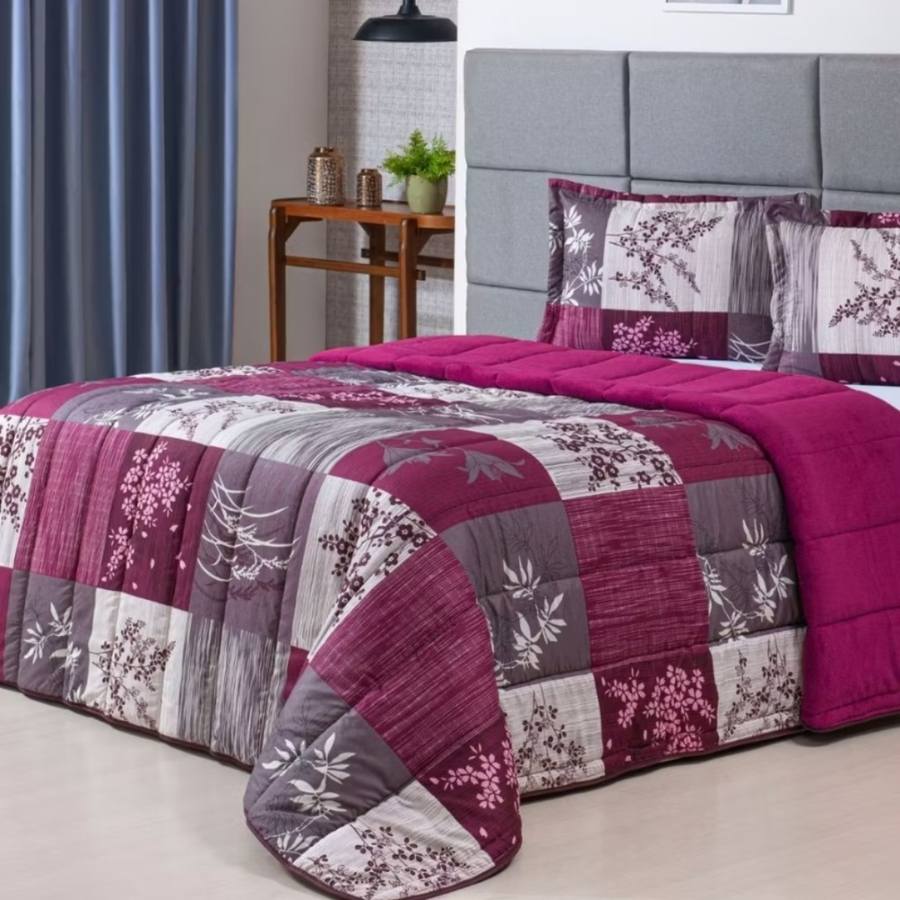 Edredom Casal Estampado: Conforto e Estilo Sortido!