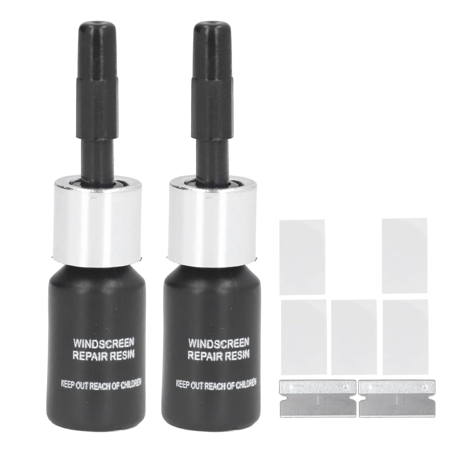 Kit Reparo Para-brisa Automotivo 2 Peças: Solução DIY Rápida e Eficaz para Rachaduras