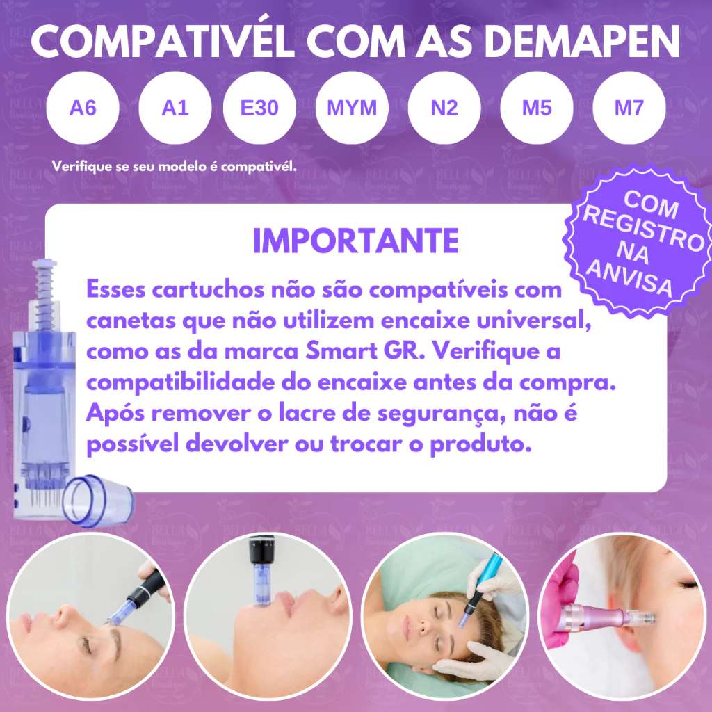 Kit 10 Cartuchos Dermapen com Anvisa – Segurança e Eficiência