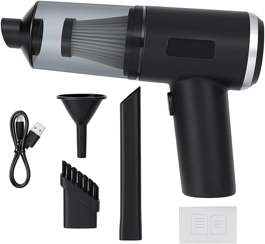 Mini Aspirador Portátil USB Premium: Limpeza Rápida e Eficiente para Carro e Casa