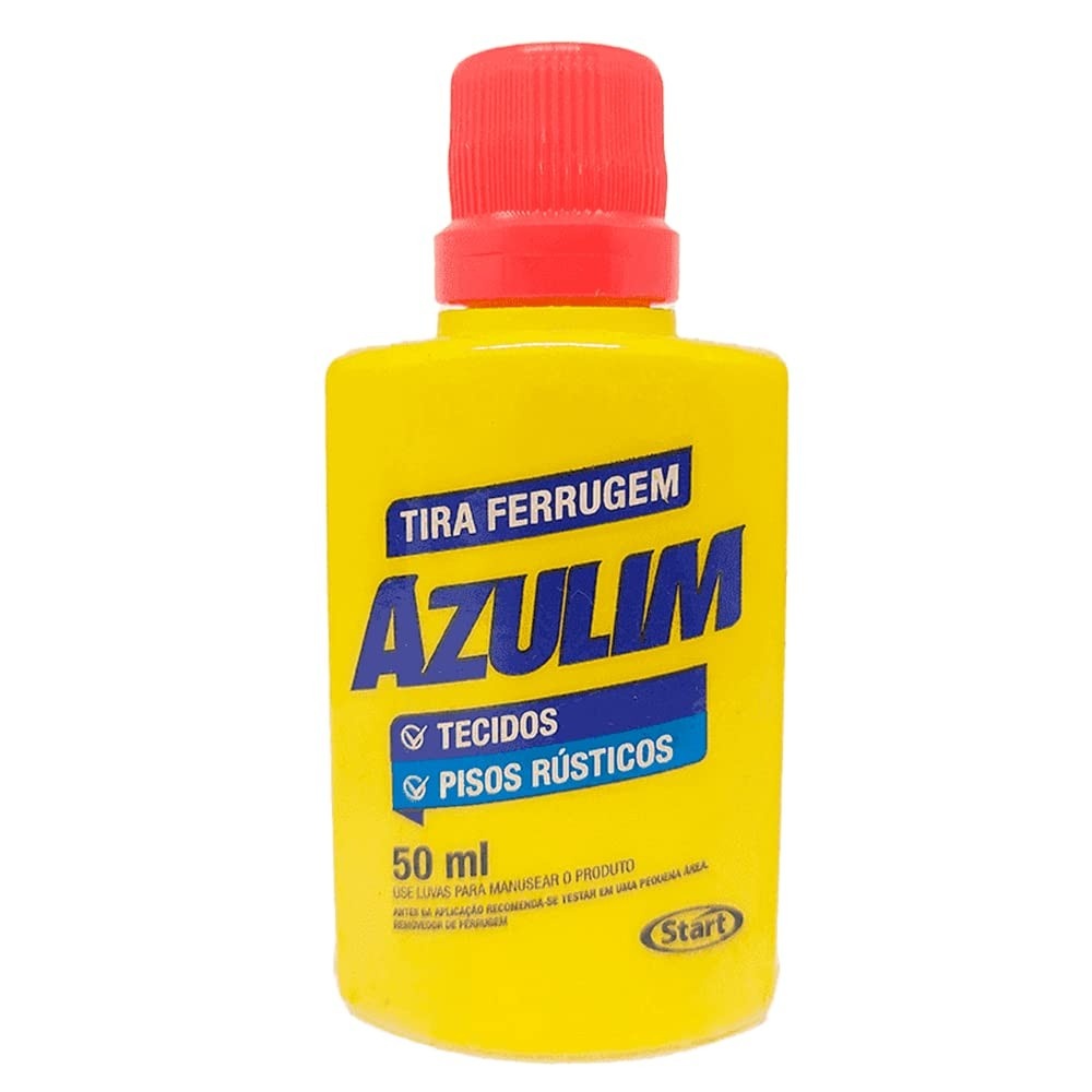 Tira-Ferrugem Azulim 50ml - Fórmula Poderosa à Base de Ácido Oxálico para Remoção Eficiente