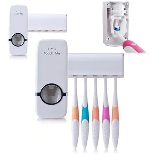 Dispenser de Pasta Dental com Porta Escova: Prático e Eficiente