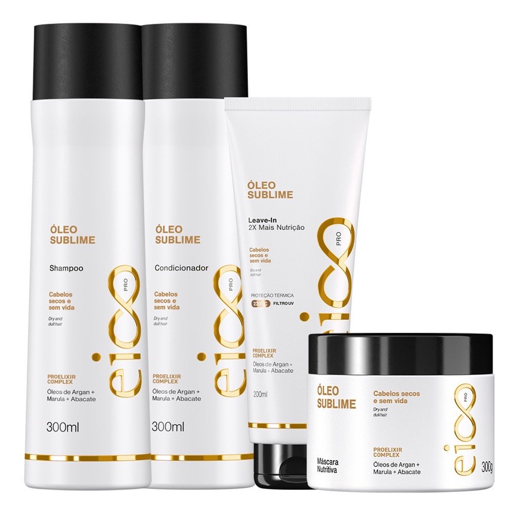 Eico Pro Óleo Sublime: Kit Completo para Cabelos Revitalizados