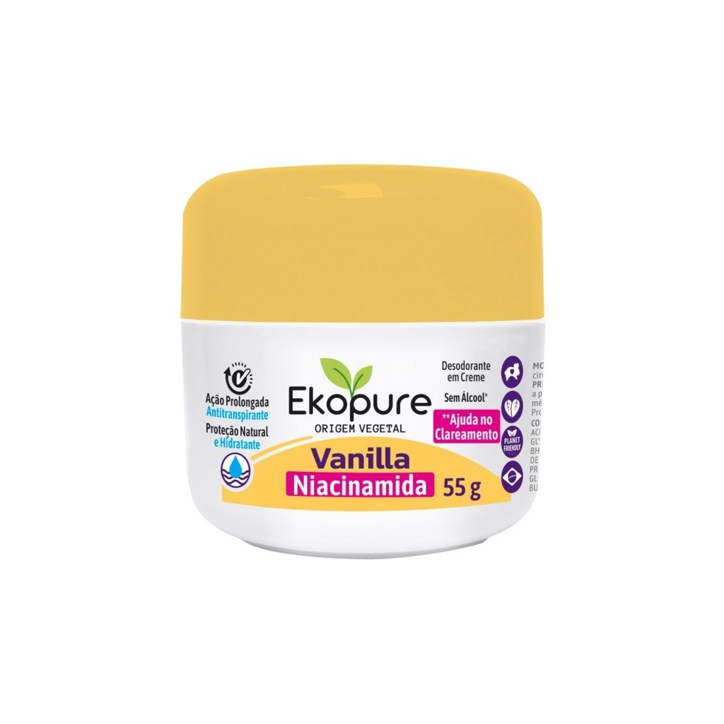 Ekopure Vanilla: Desodorante Natural e Vegano