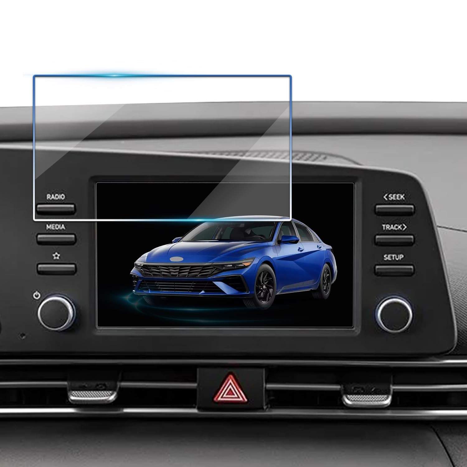 Película Protetora de Vidro Temperado VEIROOM para Hyundai Elantra 2021-2025 (8" Tela)