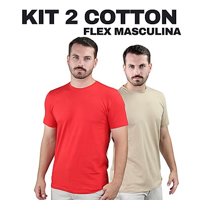Camisetas Masculinas Cottonflex: Conforto e Elasticidade!