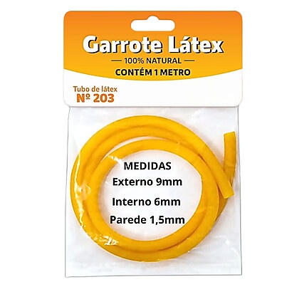 Elástico Garrote Látex 1m Nº203 – Alta Elasticidade!
