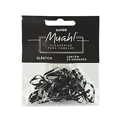 Elástico Muah Silicone G: Prender Cabelo Nunca Foi Tão Prático