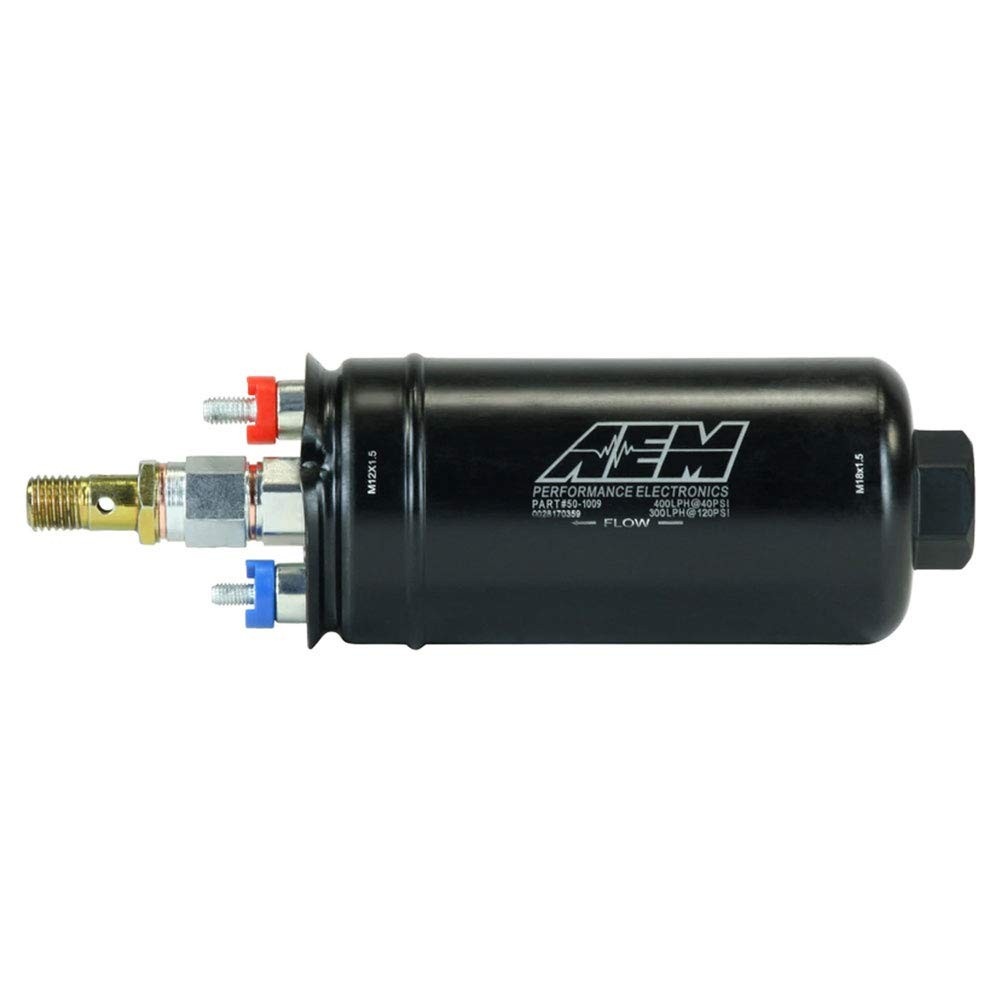 Bomba de Combustível AEM ELECTRON 400LPH Inline de Alto Fluxo - Potência e Confiabilidade