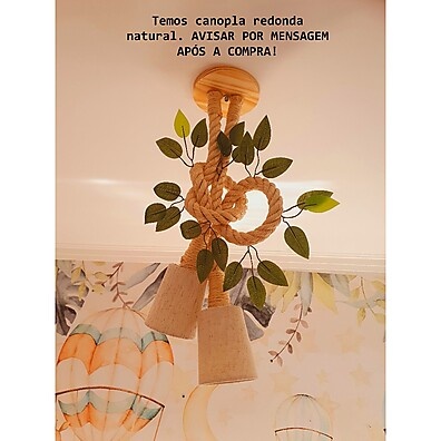 Luminária Safári Luxo para Quarto de Bebê – Girafa e Elefante